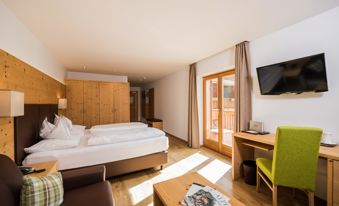 La camera doppia Molignon con balcone