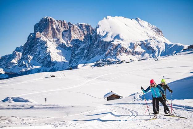Langlaufen auf der Seiser Alm